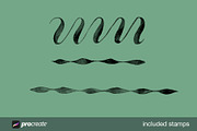 Ornamental Watercolor Stamps, a Brush Add-On by Relic Images (Thumbnail 5 of 7)