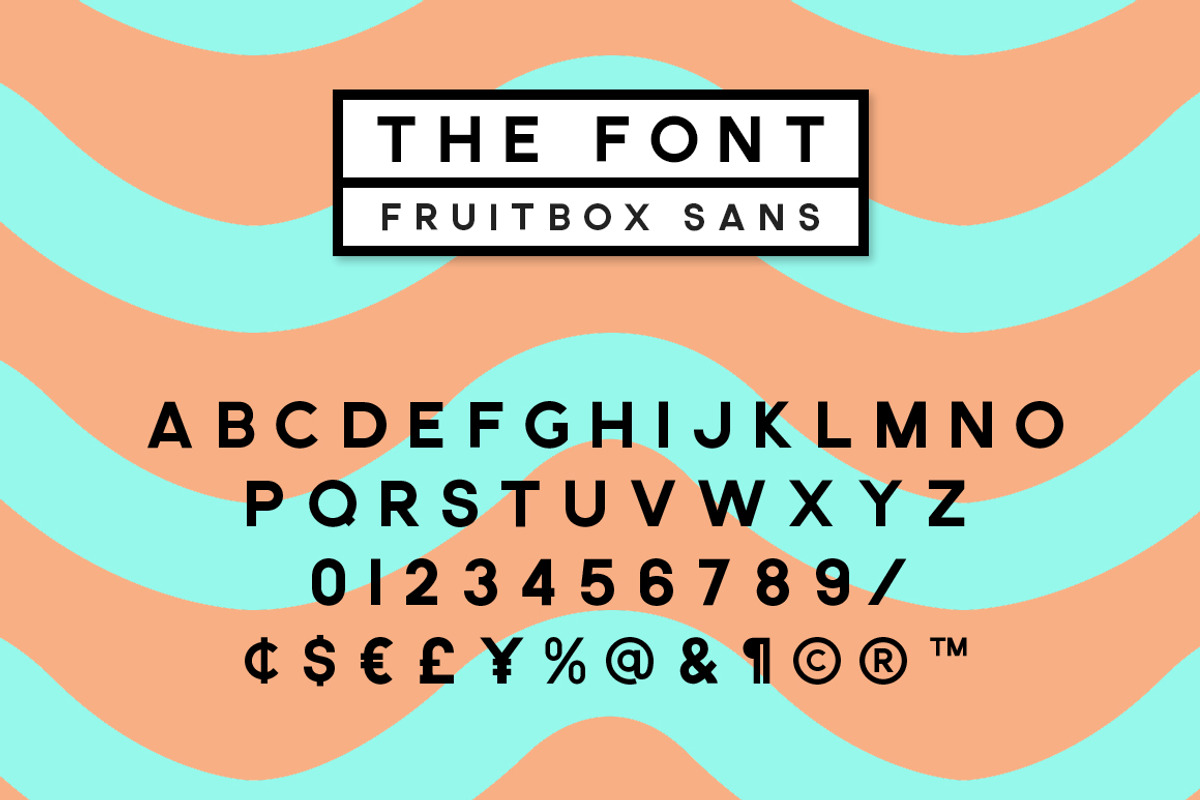 FruitBox - Font. Patterns. Fruit preview 3