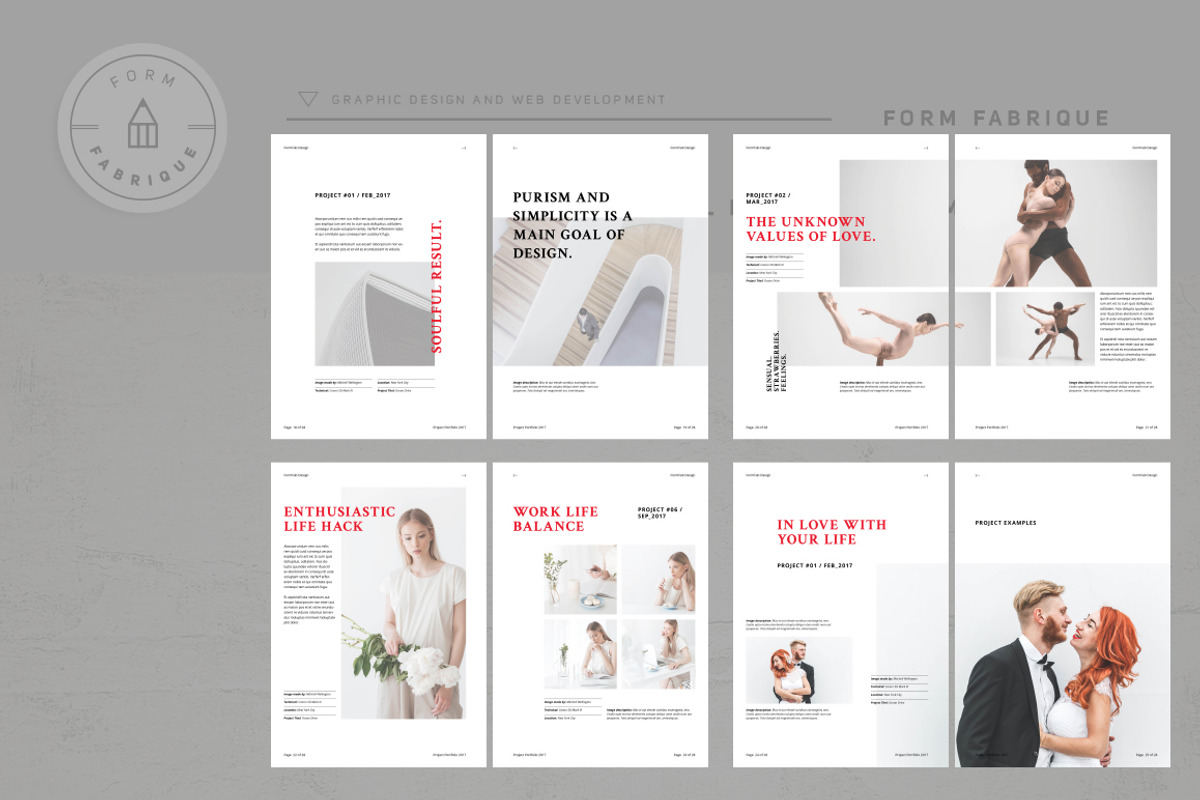 Crimson Project Portfolio, a Brochure Template by Form Fabrique (Photo 16 of 17)
