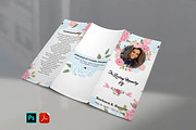 Trifold Funeral Program Template, a Templates & Theme by RolexStudio (Thumbnail 3 of 4)