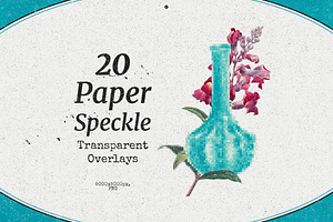 Paper Speckle Overlays, a Texture Graphic by Freezerondigital