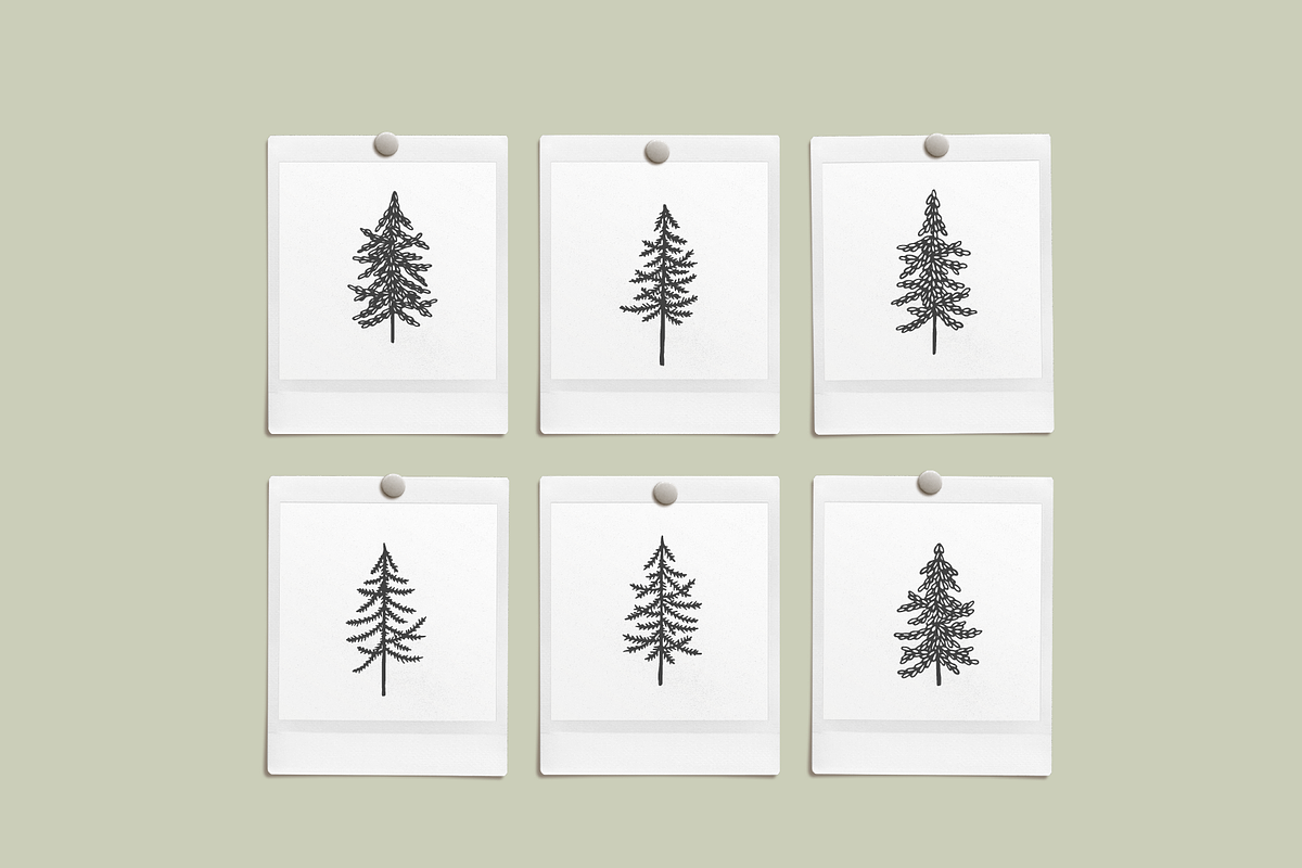 Forest Mountain Vector Illustrations, an Illustration by Emma Webb Studio (Photo 7 of 9)