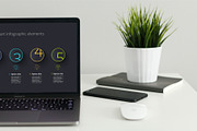 Dark Process Infographic Templates, a Presentation Template by Grafvish (Thumbnail 2 of 6)