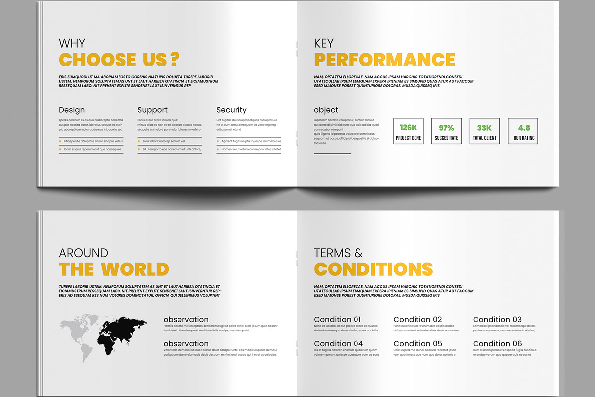 Business Company Profile Brochure, a Brochure Template by MightyDesign (Photo 5 of 8)