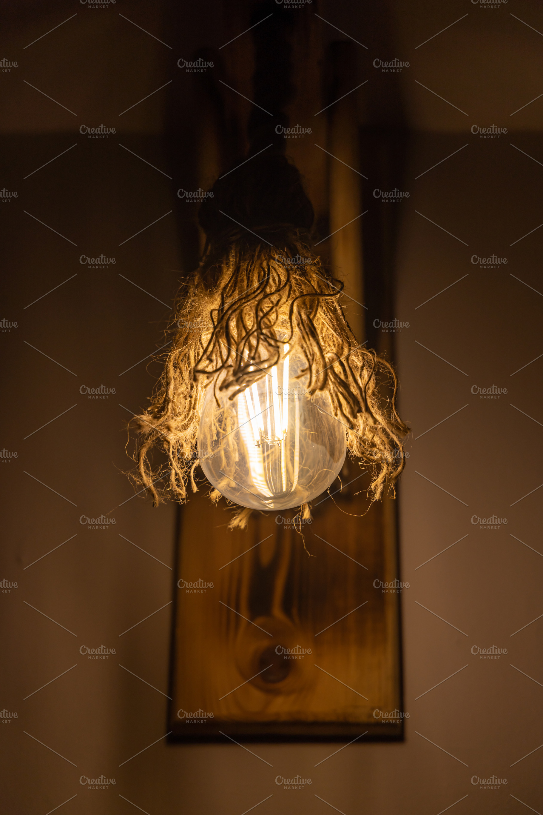 A led glass transparent lamp classic, an Architecture Photo by Illustrations&photos