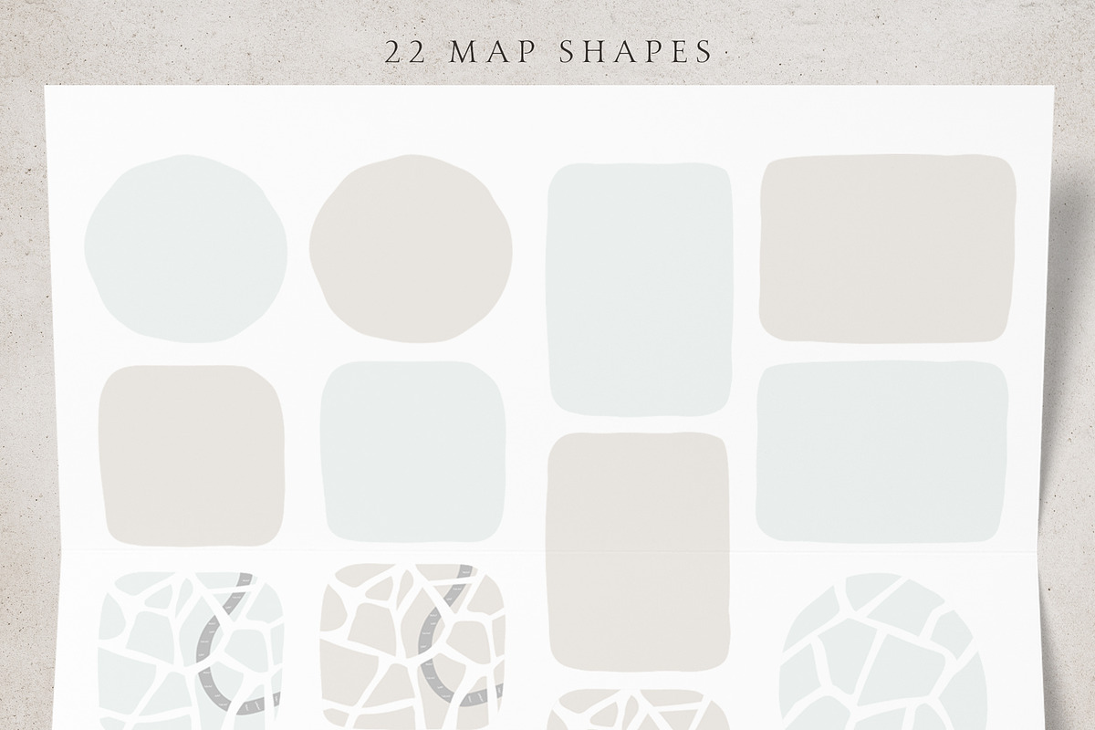 Charming Christmas card, map creator, a Seasonal Illustration by Tabita's shop (Photo 6 of 15)