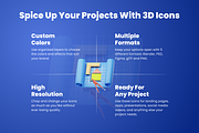 3D Architecture Icons Illustration, an Architecture 3D Model by Flat Icons (Thumbnail 8 of 8)