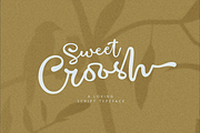 Sweet Croosh Script Font, a Script Font by Grontype (Thumbnail 1 of 9)