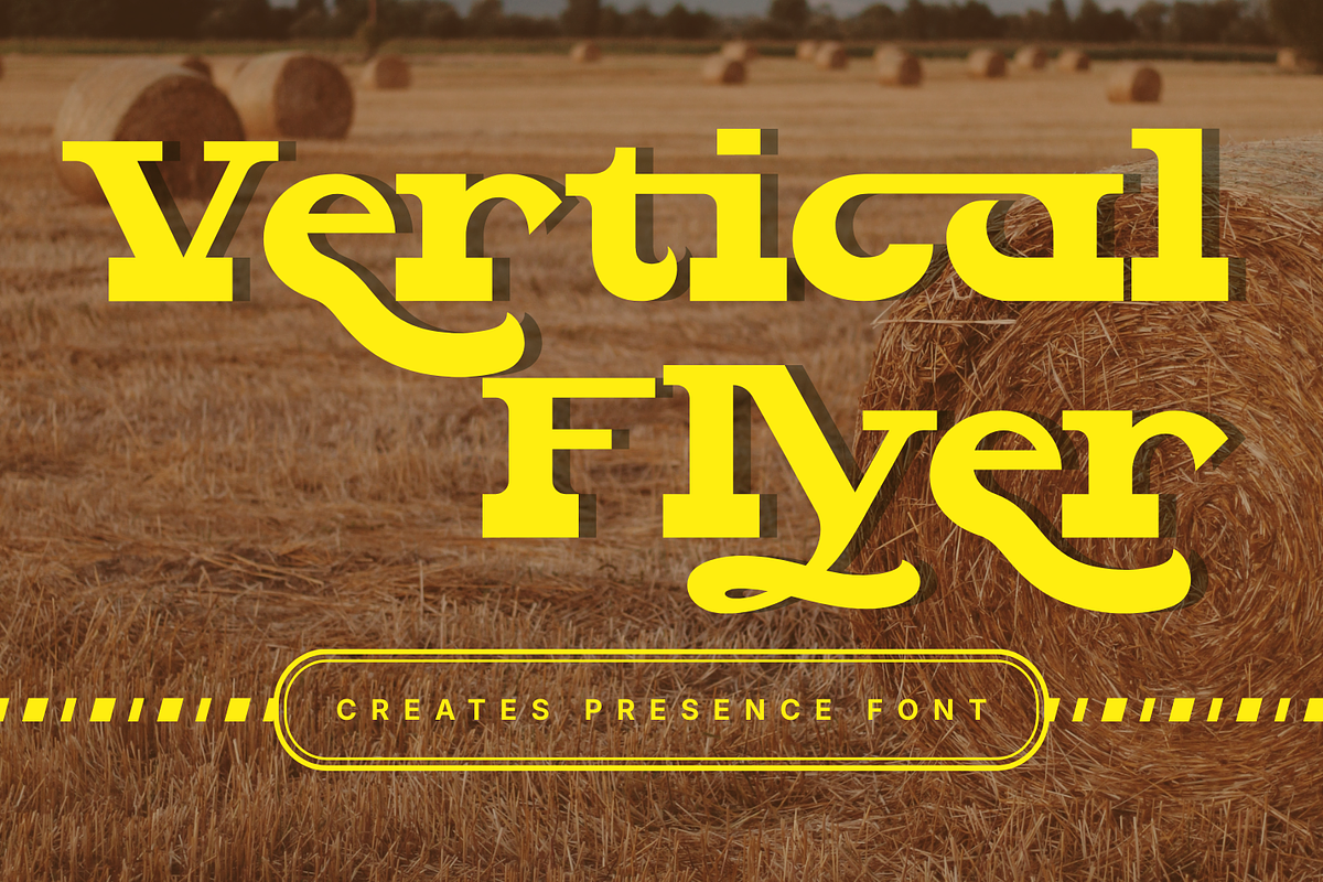 Creates Presence - Retro Font, a Slab Serif Font by 177Studio (Photo 3 of 8)