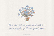 La Bohème whimsical handmade script, a Script Font by alenaganzhela (Thumbnail 7 of 12)