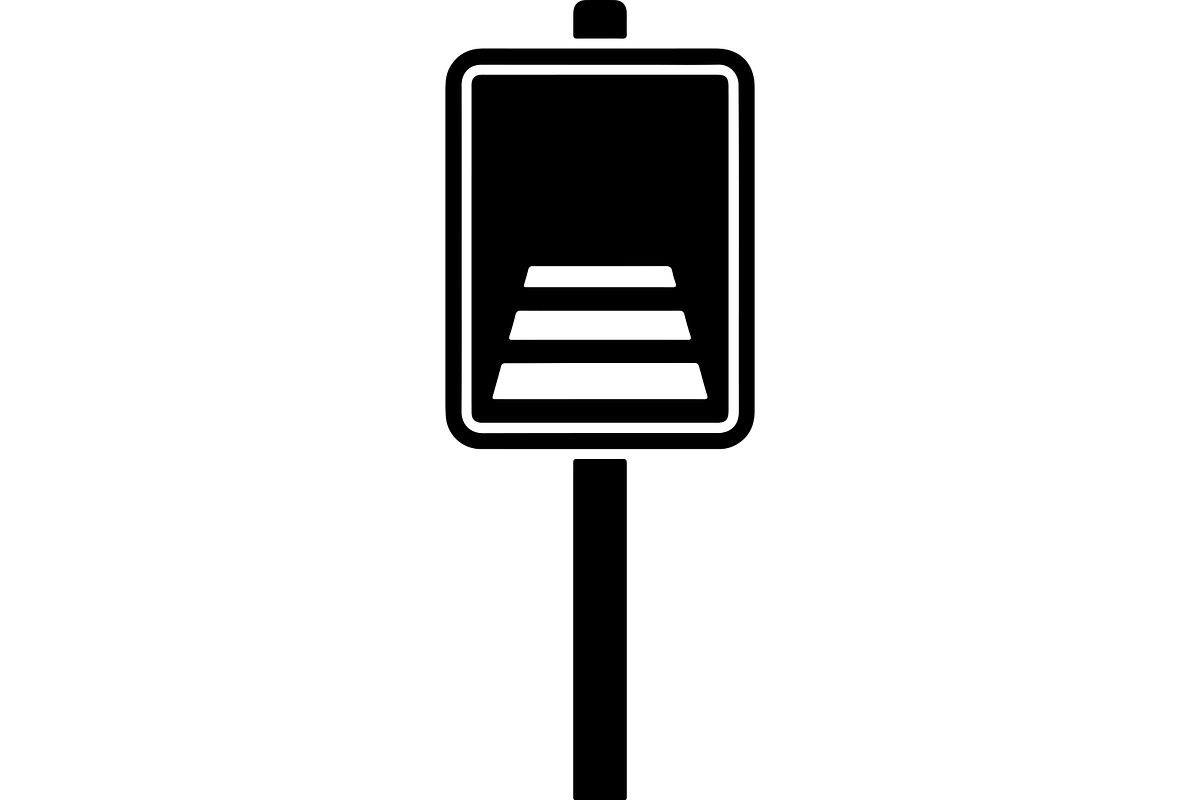 Road construction and traffic sign, a Transportation Illustration by jahid234 (Photo 4 of 13)