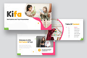 Kifa Kid Fashion & Toys Powerpoint, a Presentation Template by kerismaker (Thumbnail 3 of 10)