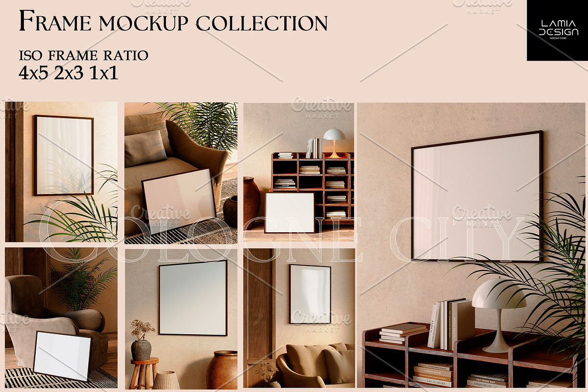 Cologne City & Mockup Frame Bundle, a Household Mockup by LAMIA DESIGN (Photo 14 of 14)