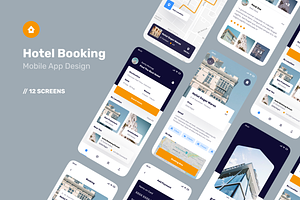 Hotel Booking - Mobile UI Kit