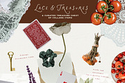 Autumn Watercolor and Lace Collage, an Object Graphic by Laras Wonderland (Thumbnail 13 of 13)