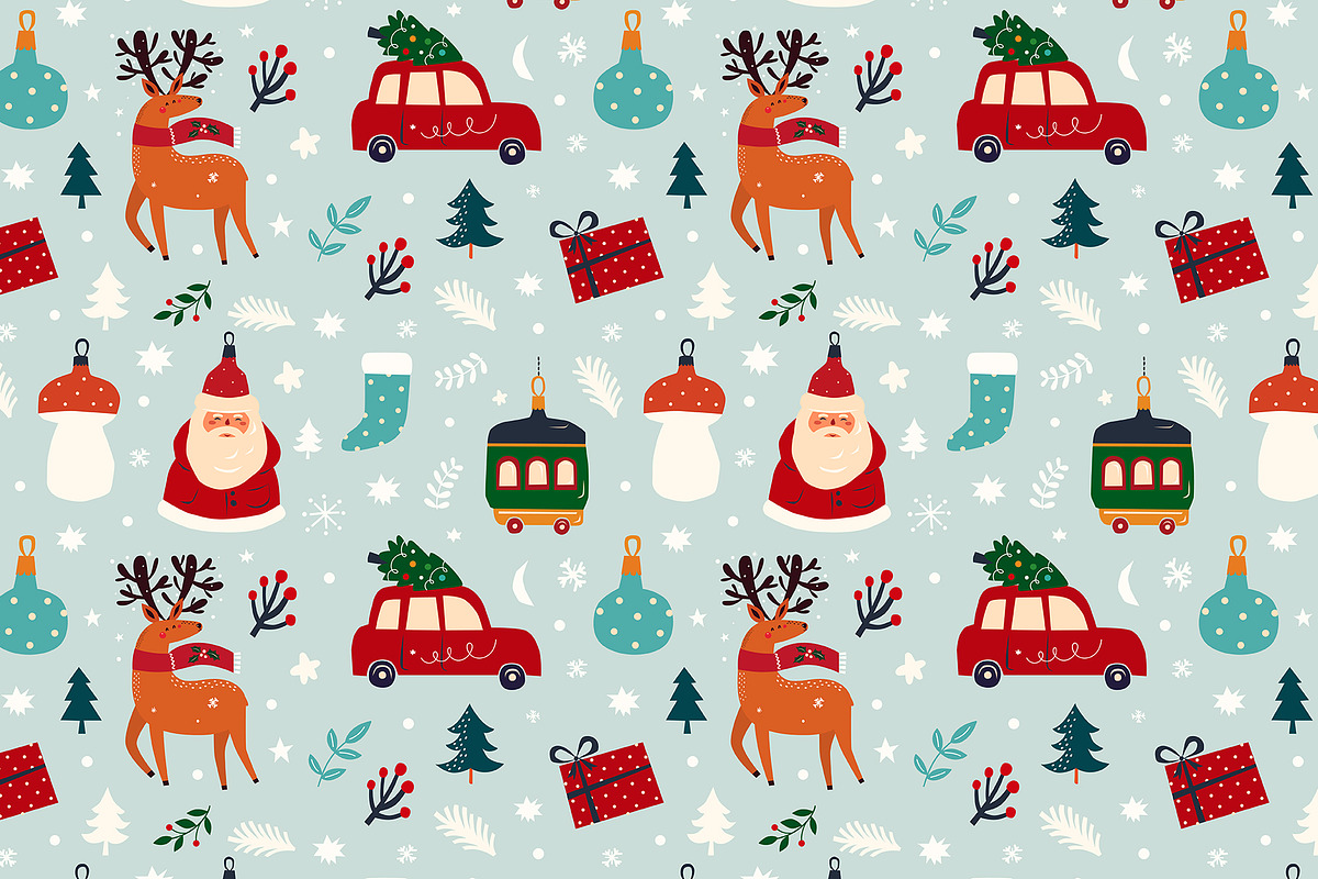 Merry Christmas collection, a Seasonal Illustration by MoleskoStudio (Photo 20 of 22)