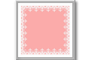 Floral Vector White Frame, a Background Graphic by FineArtStudio (Thumbnail 2 of 3)