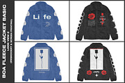 Boa Fleece Jacket Basic - Mockup, a Hoody Mockup by DaldSgh (Thumbnail 3 of 11)