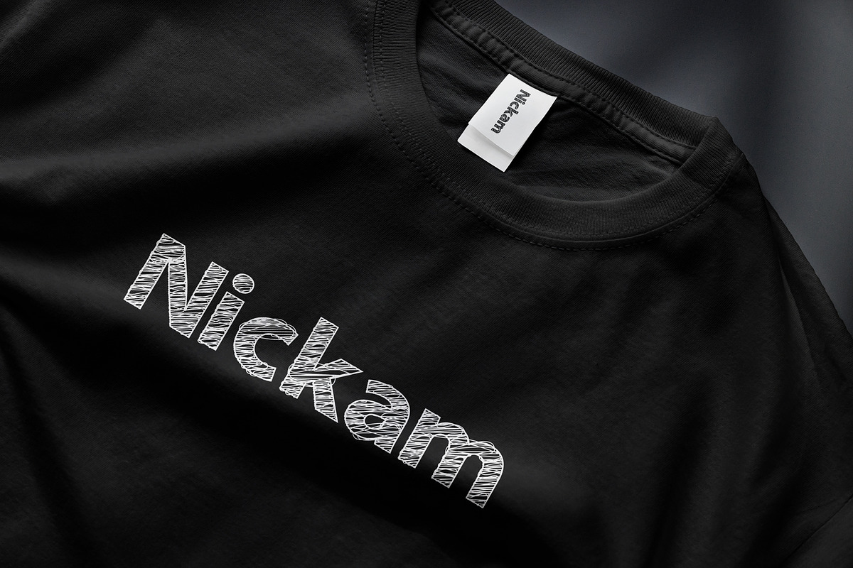 Nickam, a Font by Nickhard (Photo 2 of 5)