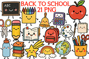 Back to School Clipart, a Seasonal Illustration by Daily.Designs (Thumbnail 1 of 5)