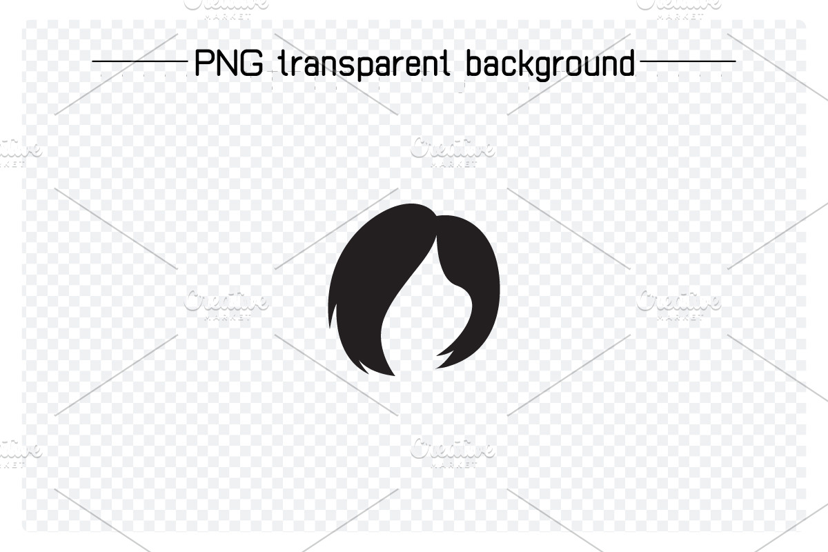 Hairstyle and Wig Icons Set, a Solid Icon by Designfour (Photo 6 of 7)