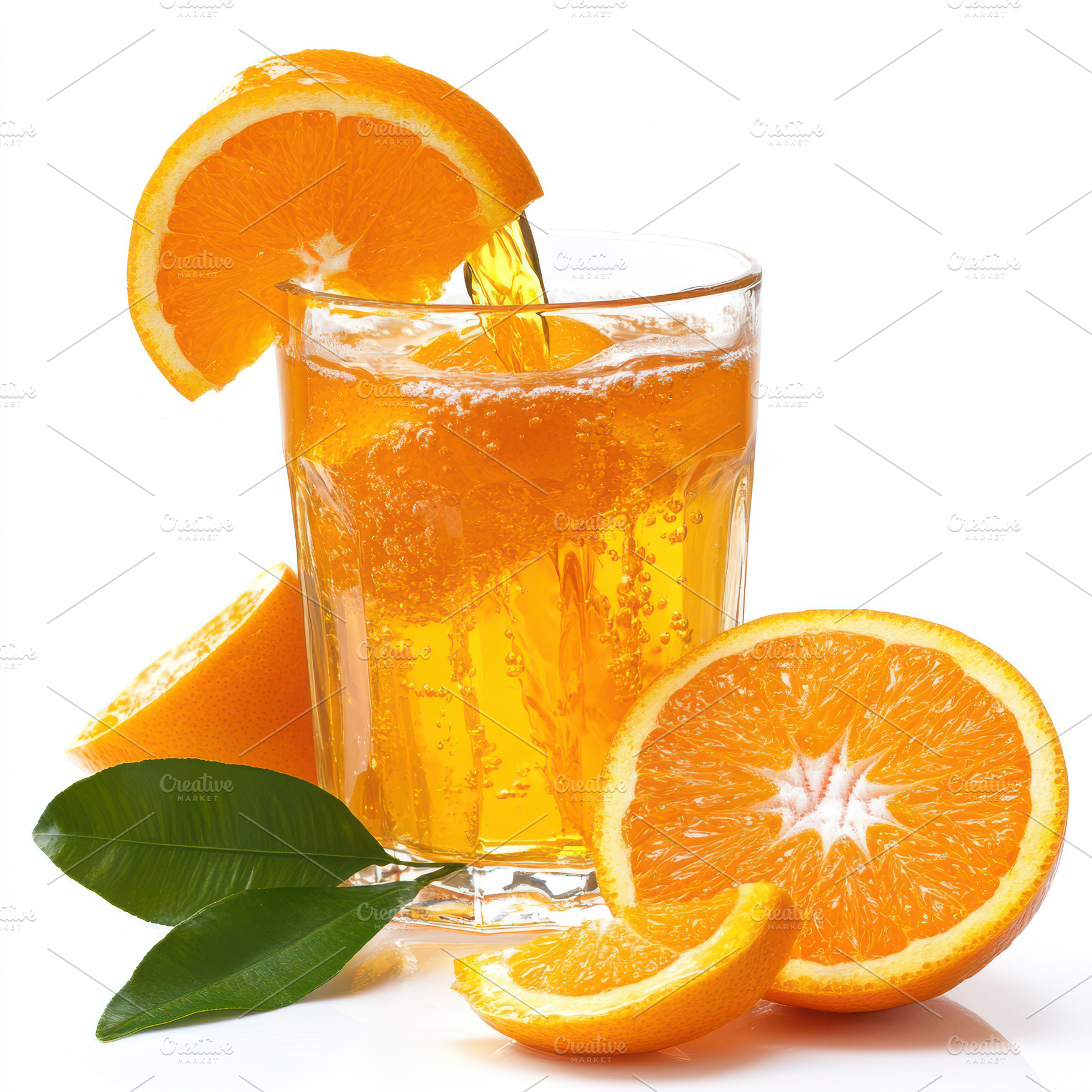 Fresh Orange Juice Pouring into Glas, a Food & Drink Photo by Pixeness Studio