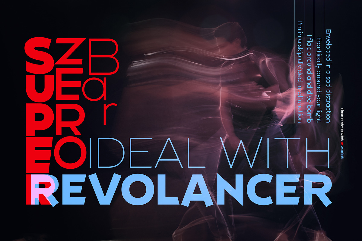 Fresh and Bold Revolancer Pro Font, a Sans Serif Font by popskraft (Photo 8 of 11)