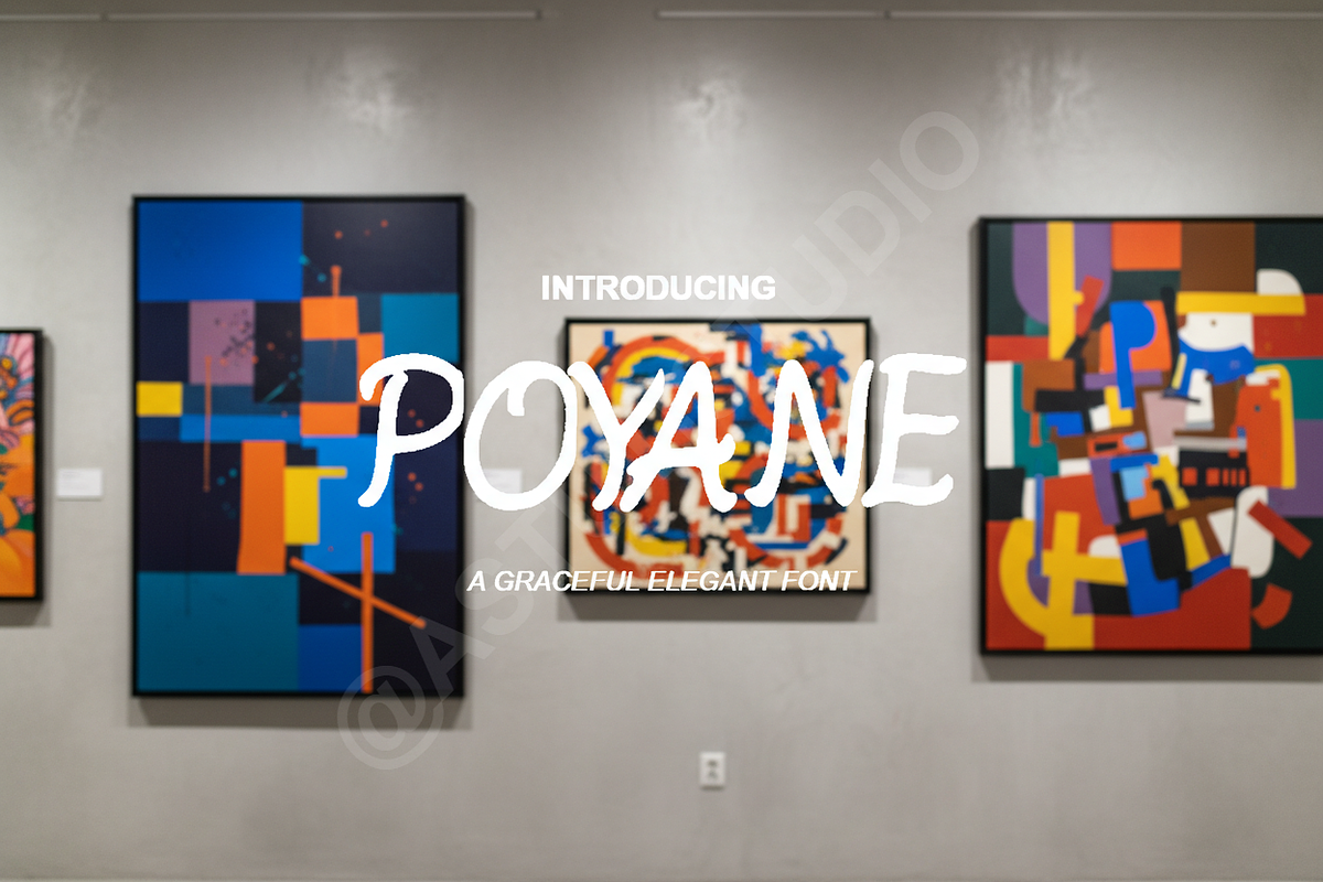 Poyane - Elegant Modern Serif Typef, a Serif Font by Astuti Studio (Photo 1 of 16)