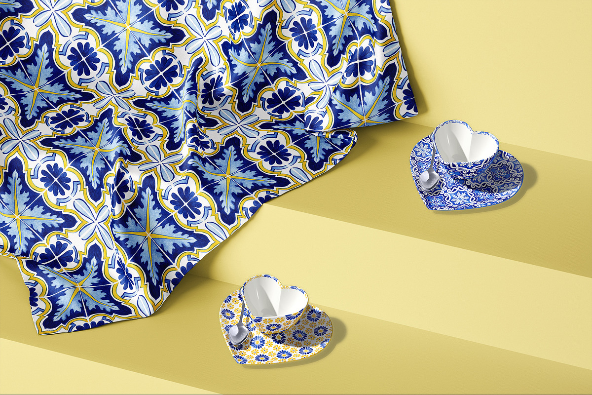 Portuguese Azulejos Tiles & Patterns, a Pattern Graphic by ilonitta (Photo 12 of 17)