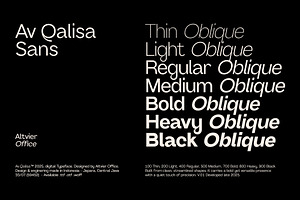 Qalisa - Modern sans