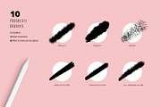 Dry Ink Procreate Brushes, a Brush Add-On by Faber Co. (Thumbnail 3 of 6)