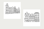 Architecture Procreate stamp brushes, a Brush Add-On by Veronika Gotovceva (Thumbnail 9 of 9)