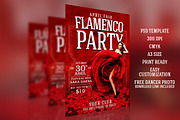 Flamenco Flyer PSD Template, a Flyer Template by Graphicfy Templates (Thumbnail 2 of 3)