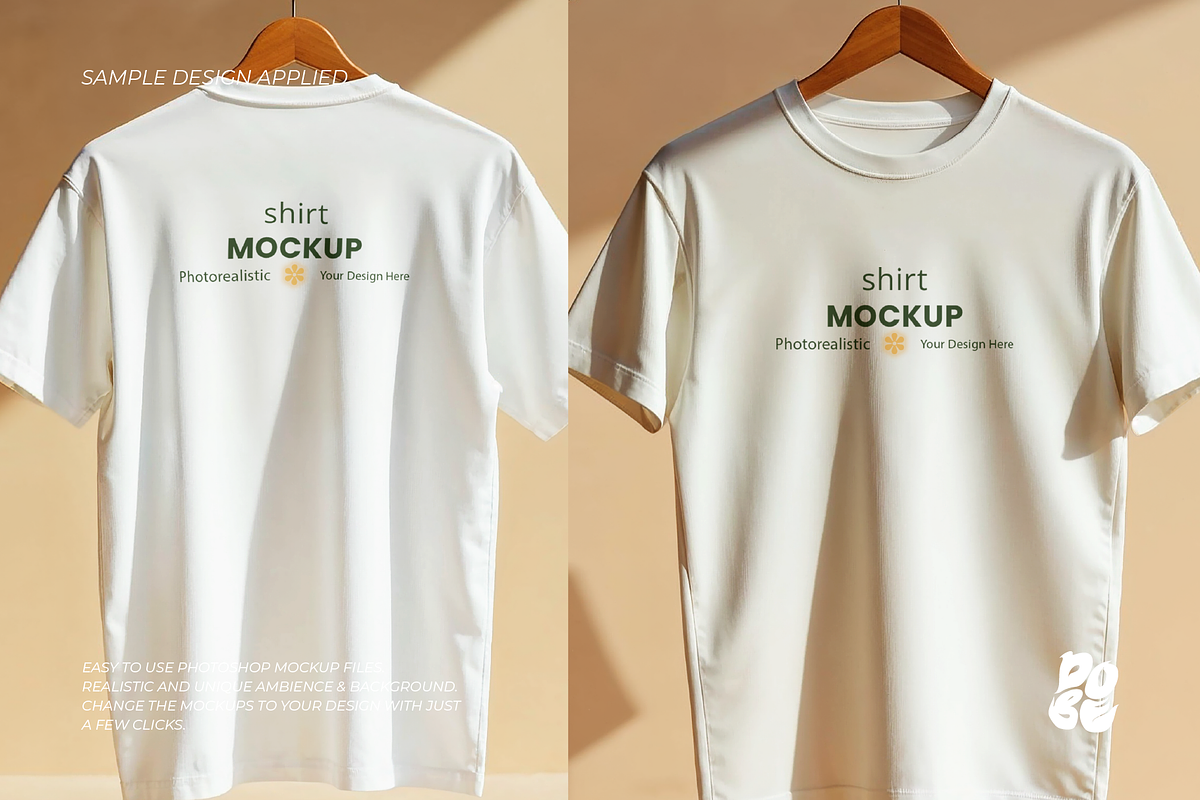 Hanging Clotes Mockup Set - Vol 1, a Shirt Mockup by DOBE Studio (Photo 3 of 4)