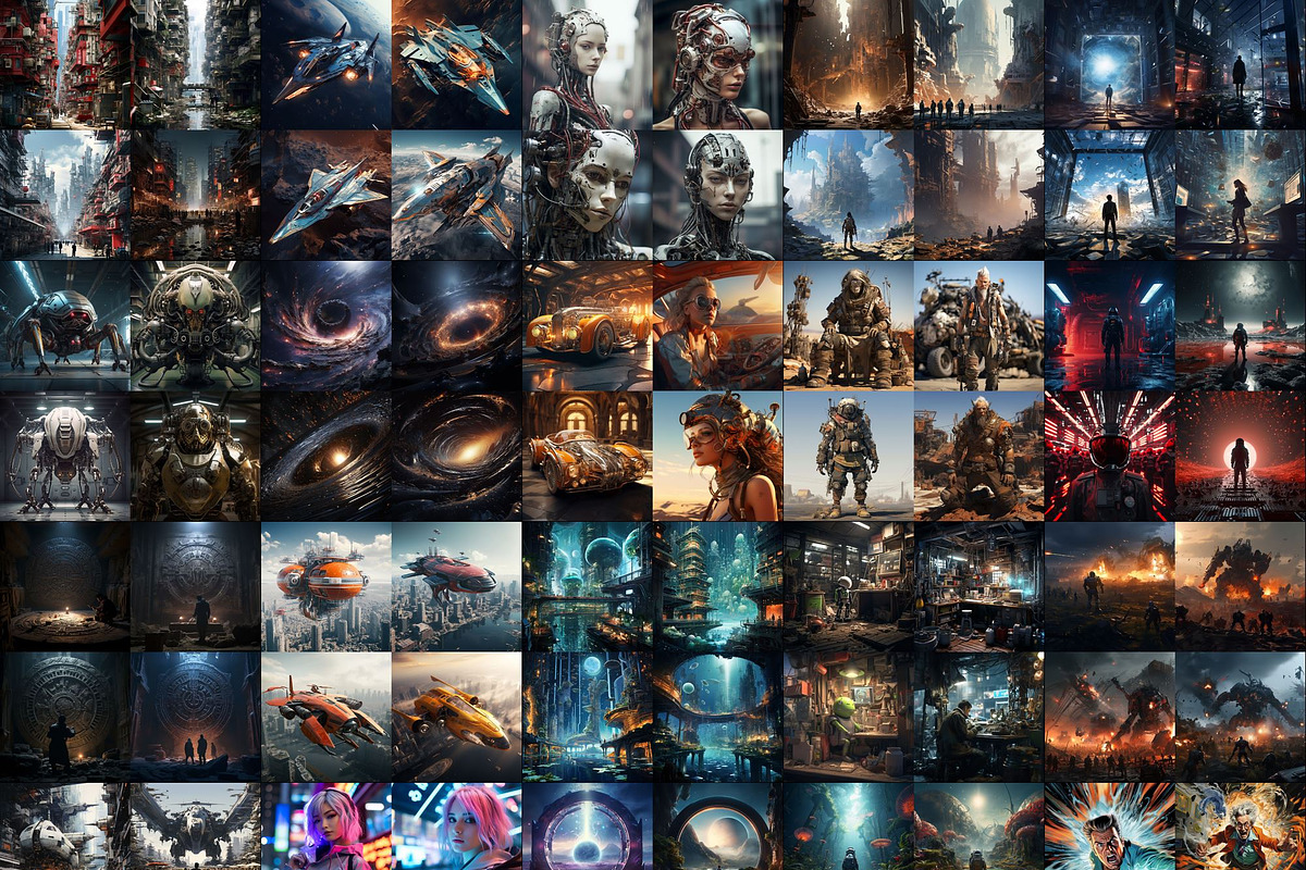 537 Midjourney Prompts for Sci-fi, a Technology Illustration by Sevenstyles (Photo 10 of 13)