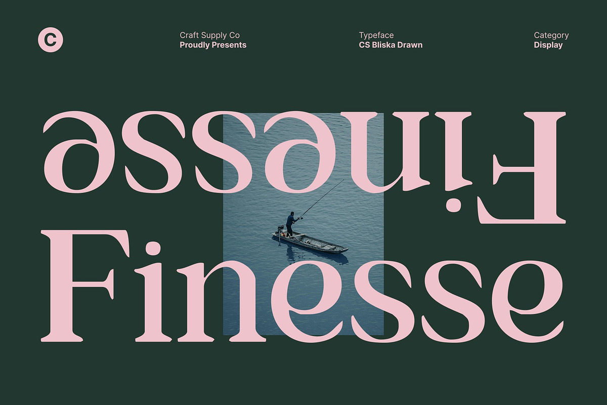 CS Bliska Drawn, a Serif Font by Craft Supply Co. (Photo 7 of 8)