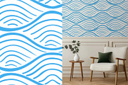 Seashells Lineart vector patterns, a Pattern Graphic by Carpet Tapete Pretzel (Thumbnail 9 of 14)