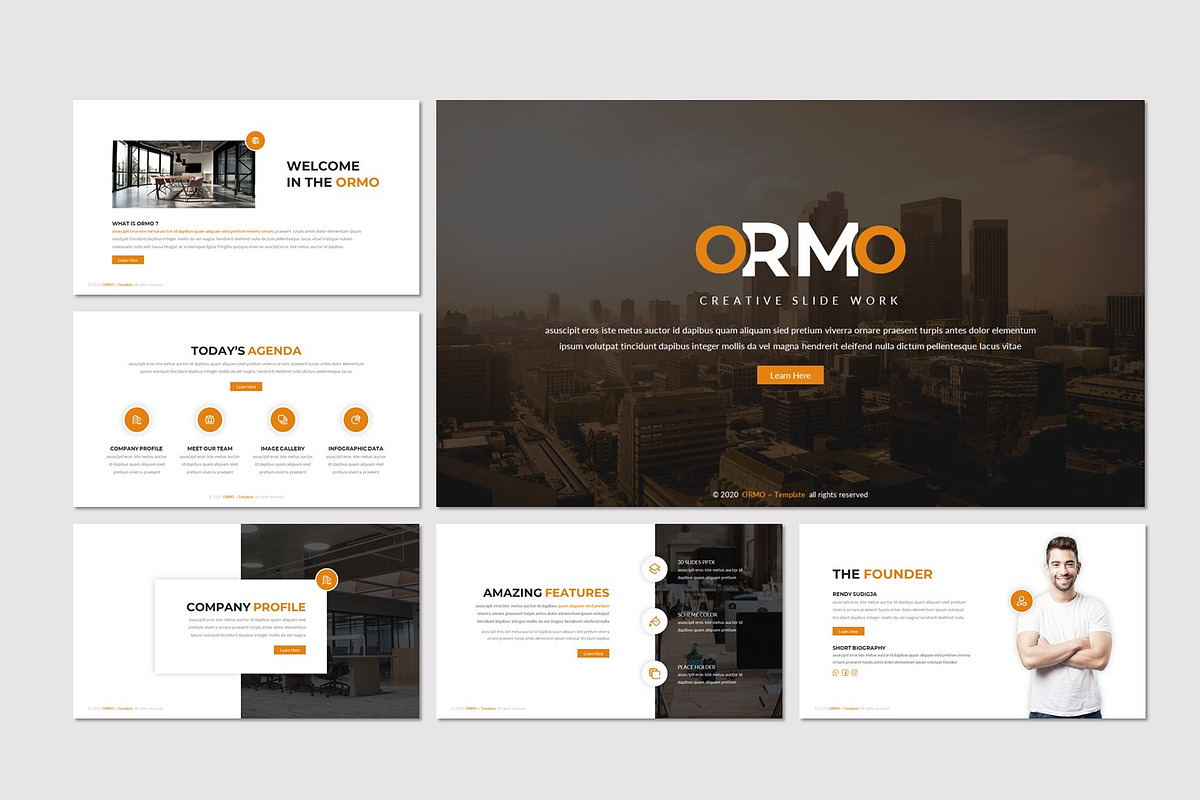Ormo - Powerpoint Template, a Presentation Template by inspirasign