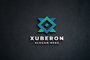 Tech & Data Hub Geometric X Logo, a Branding & Logo Template by Design_Planet (Thumbnail 2 of 2)