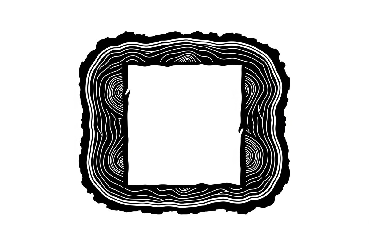 Rustic Wood Slice Frame Bundle, an Illustration by yasushie (Photo 20 of 31)