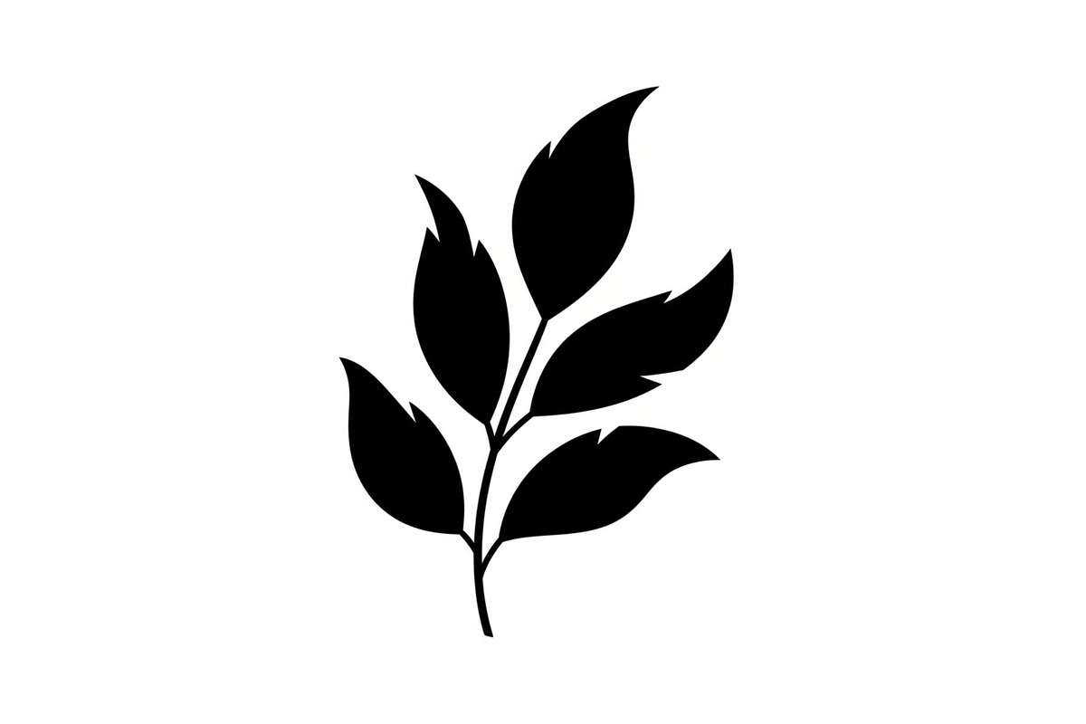 Botanical Leaf Silhouette Bundle, an Illustration by yasushie (Photo 22 of 51)