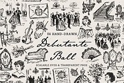 Black Tie Clipart Bundle, Gala Set, an Object Illustration by The October Creative (Thumbnail 4 of 13)