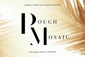 Rough Mosaic font