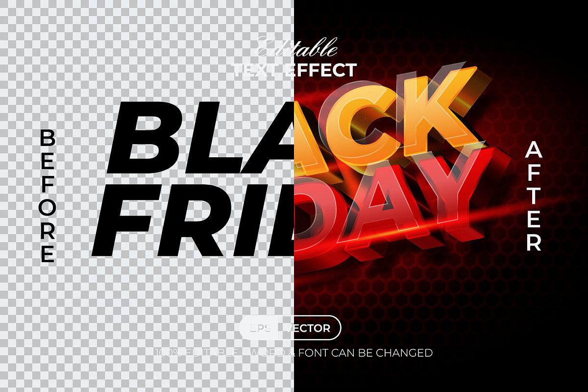Black Friday Text Effect, a Layer Style Add-On by Mockmenot (Photo 2 of 3)