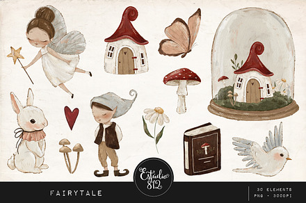 Fairy Tale clipart, an Illustration by Estudio 812