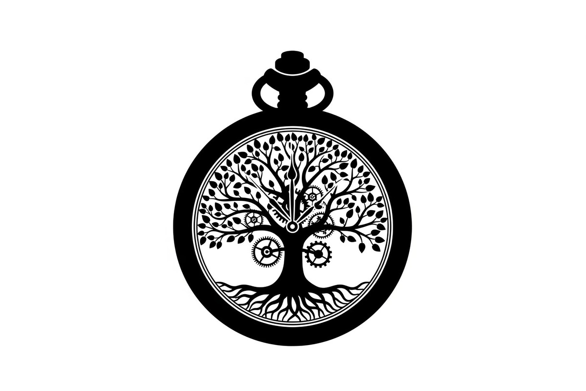 Steampunk Tree of Life Symbol Bundle, an Illustration by yasushie (Photo 3 of 31)