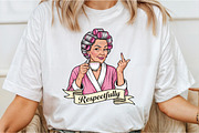 Grandma Respectfully Middle Finger P, an Illustration by Libby Wishes (Thumbnail 5 of 6)