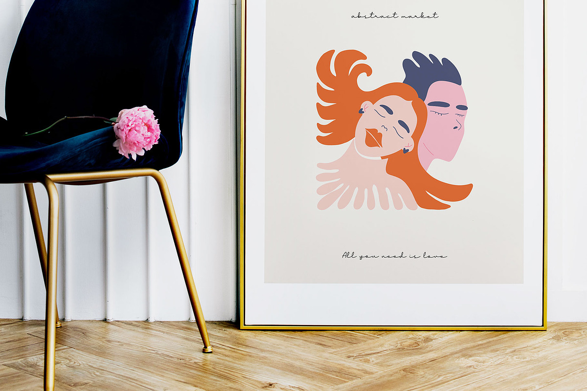 Modern Love Wall Art Creator, a Decorative Illustration by Leleka.Store (Photo 9 of 16)