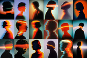 Aesthetic Dreamlike Silhouettes, a Person Illustration by HipFonts (Thumbnail 11 of 11)