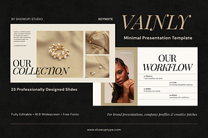 Vainly Keynote Template, a Presentation Template by ShowUp! Studio